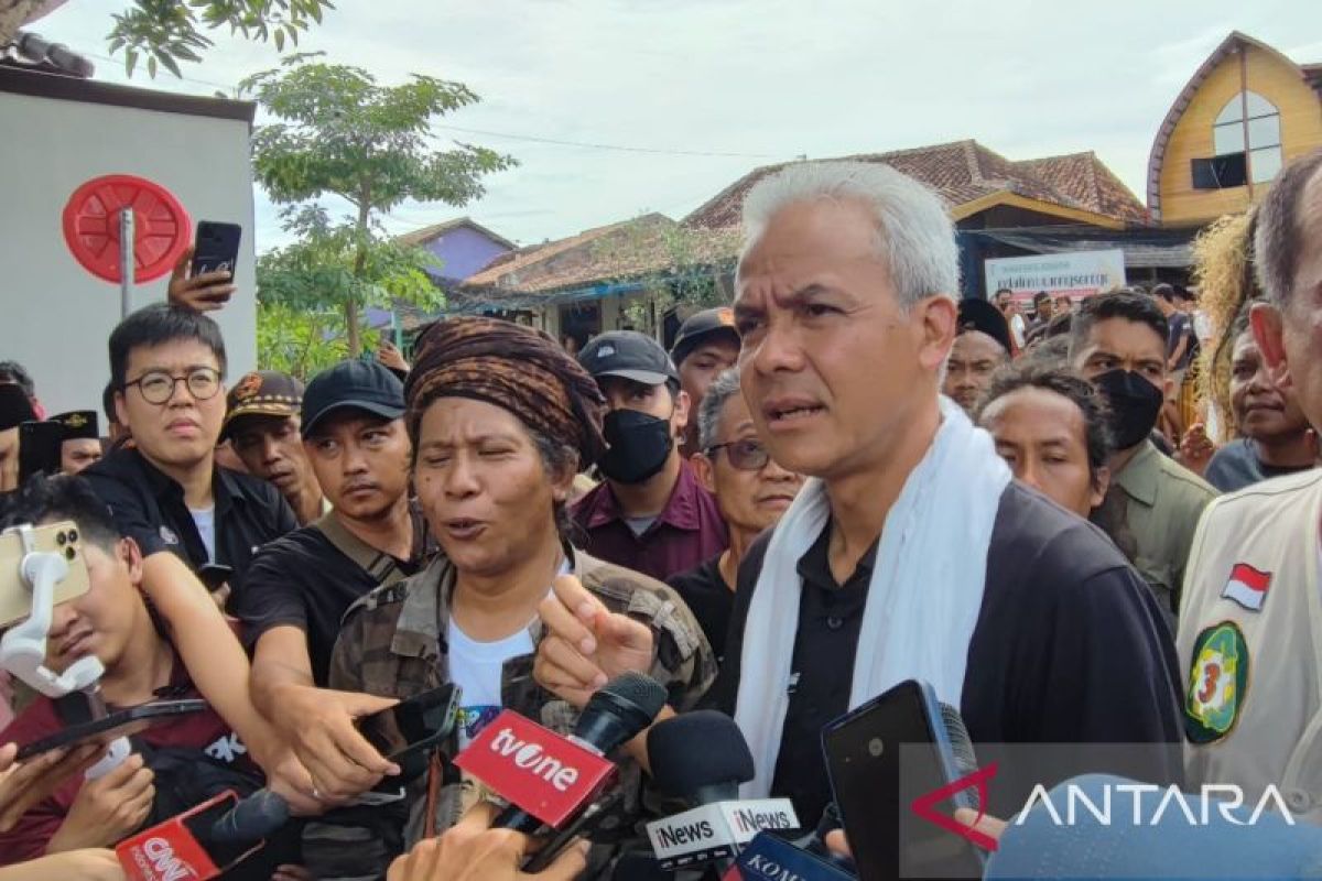 Ganjar singgung pejabat maju Pilpres harus mundur dari jabatannya, termasuk Mahfud MD