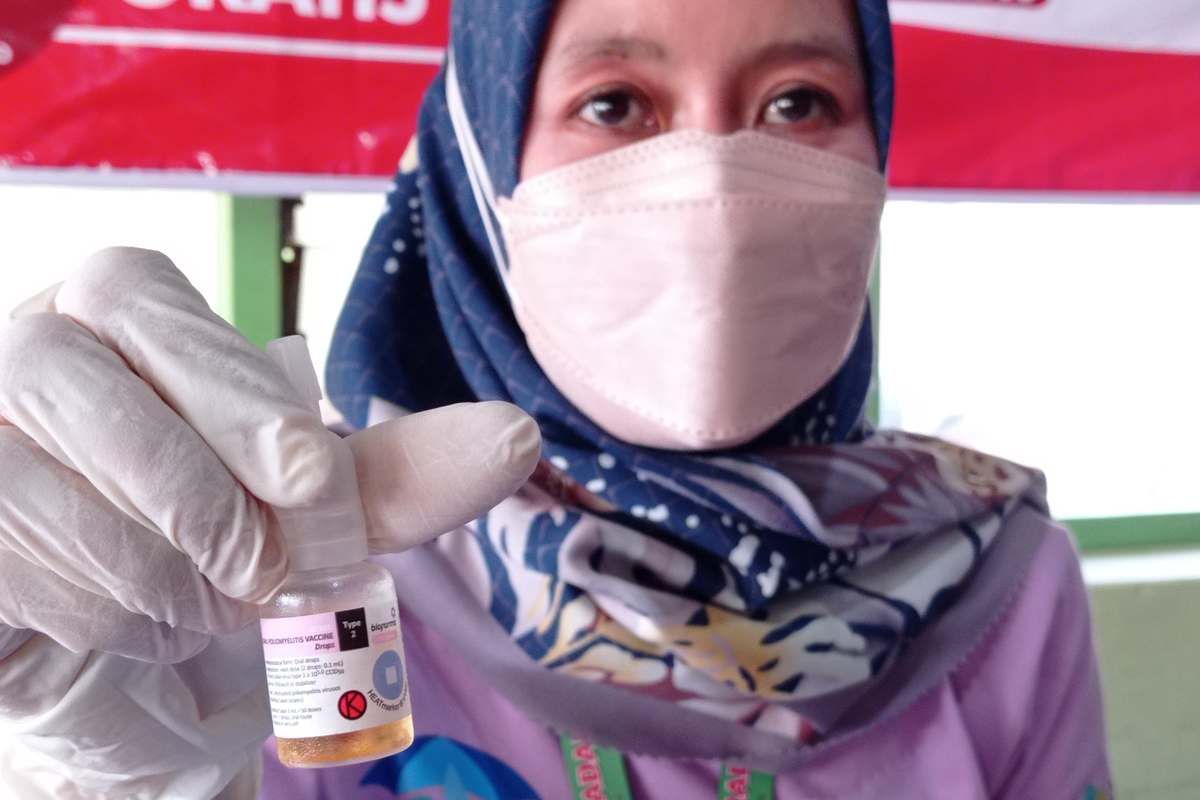 Pelaksanaan Pekan Imunisasi Polio di Kabupaten Ponorogo lampaui target