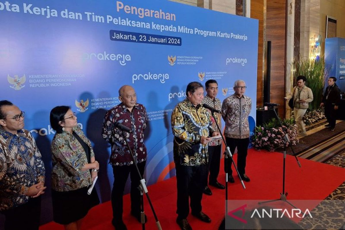 Airlangga sebut Program Prakerja 2024 sasar pelatihan sektor digital