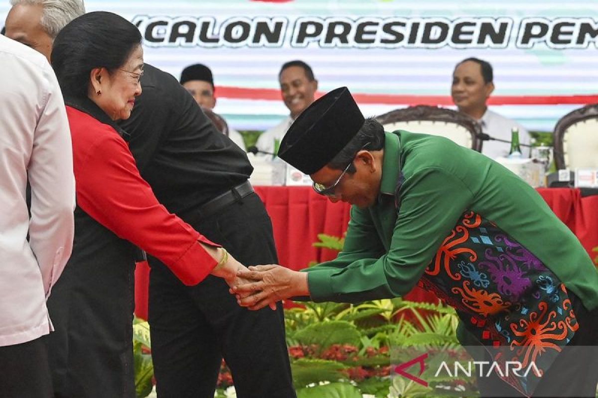 Mahfud ucapkan selamat ulang tahun kepada Megawati Soekarnoputri