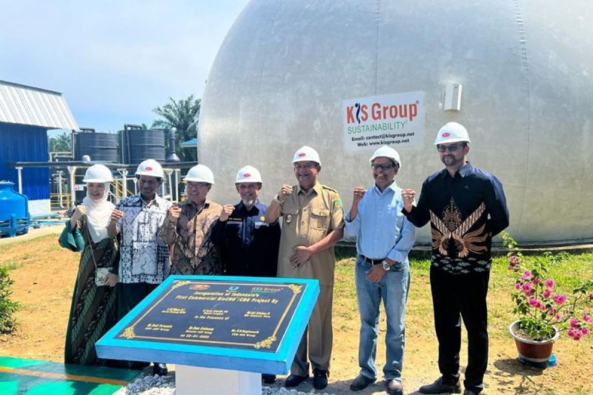 Pabrik bio-CNG komersial pertama diresmikan di Langkat Sumut