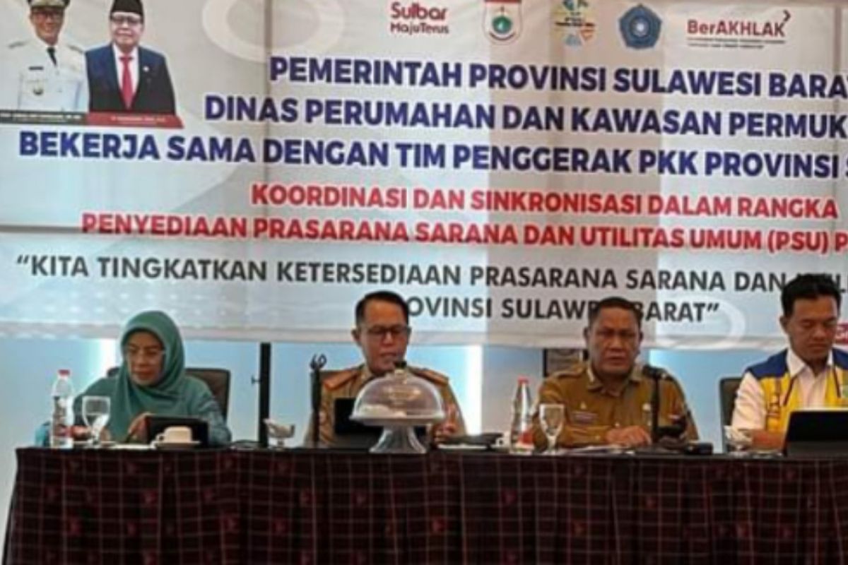 Pemprov Sulbar targetkan 82 persen pemukiman dapat akses air minum