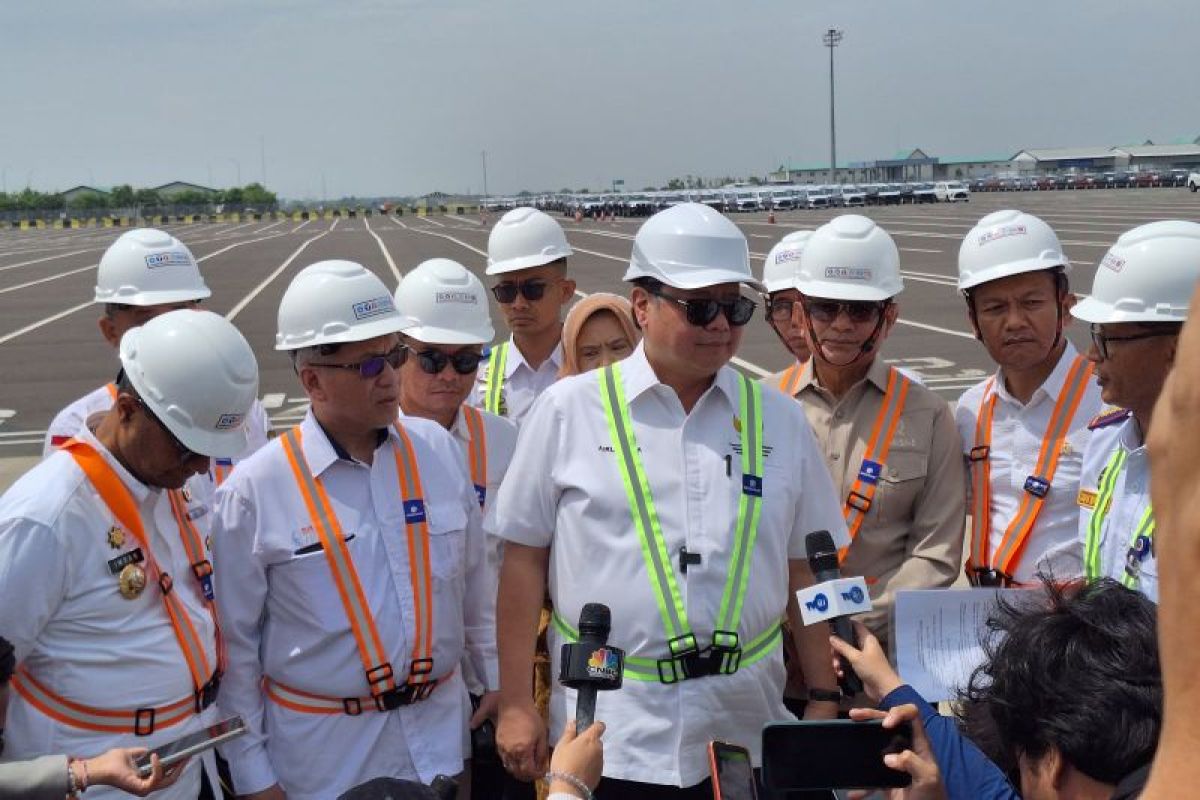 Airlangga nilai Pelabuhan Patimban Subang jadi nadi Kawasan Rebana