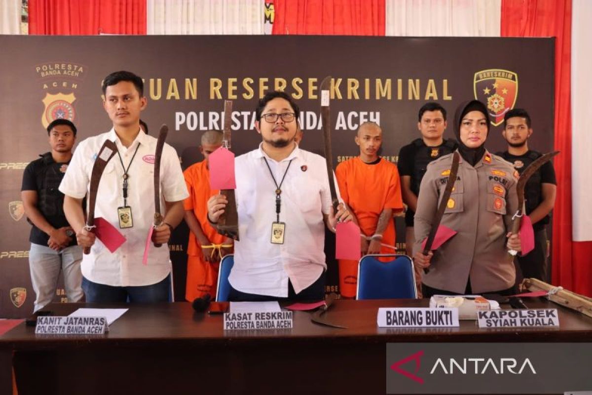 Kronologi penangkapan enam tersangka geng bacok warga di Banda Aceh