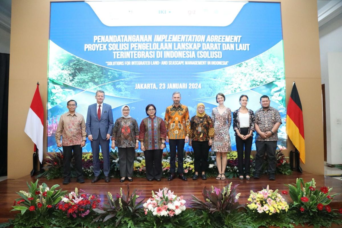 Indonesia dan Jerman kerja sama kurangi degradasi darat dan laut