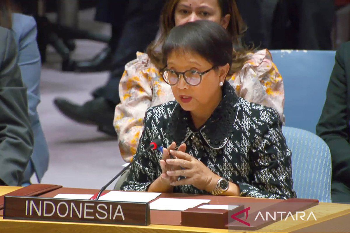 Menlu Retno ingatkan mandat DK PBB untuk perdamaian Palestina