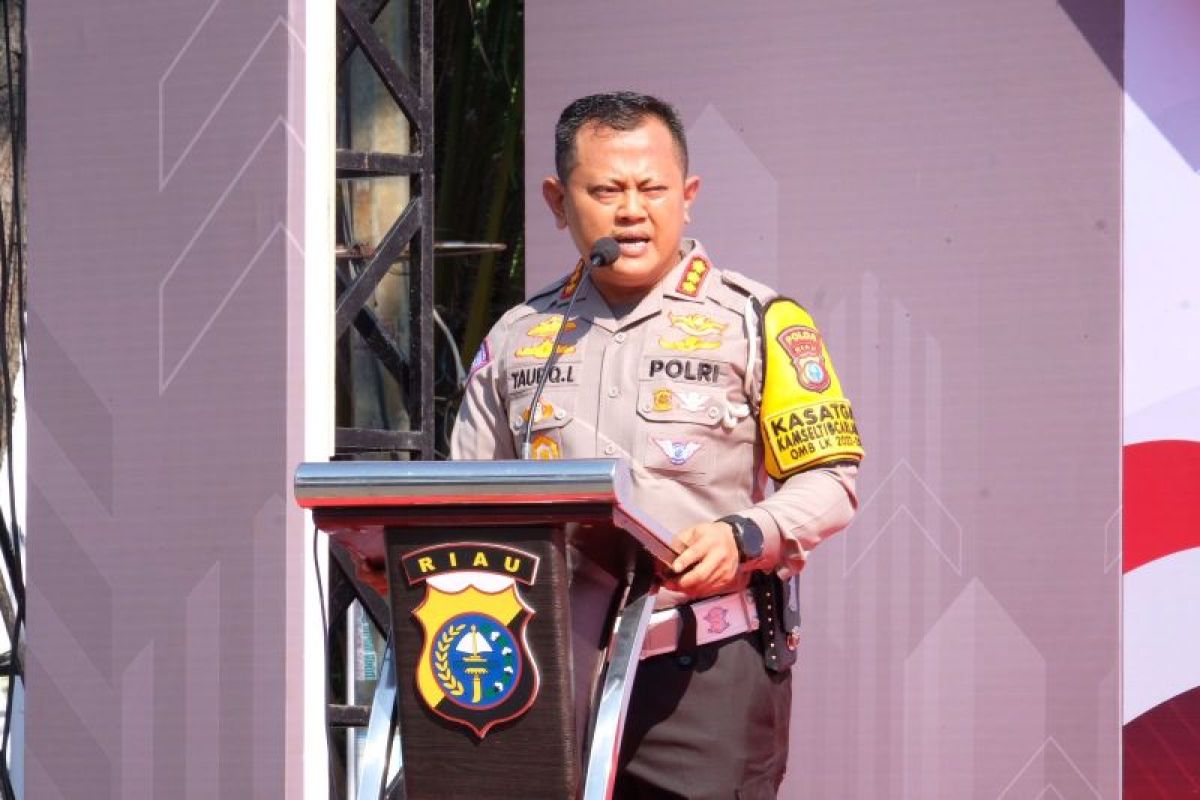 Ditlantas Polda Riau larang pengguna knalpot brong ikut kampanye akbar