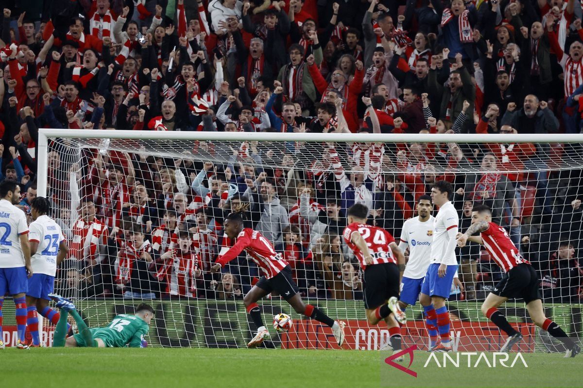 Barcelona tersingkir dari Copa Del Rey usai dikalahkan Athletic Bilbao