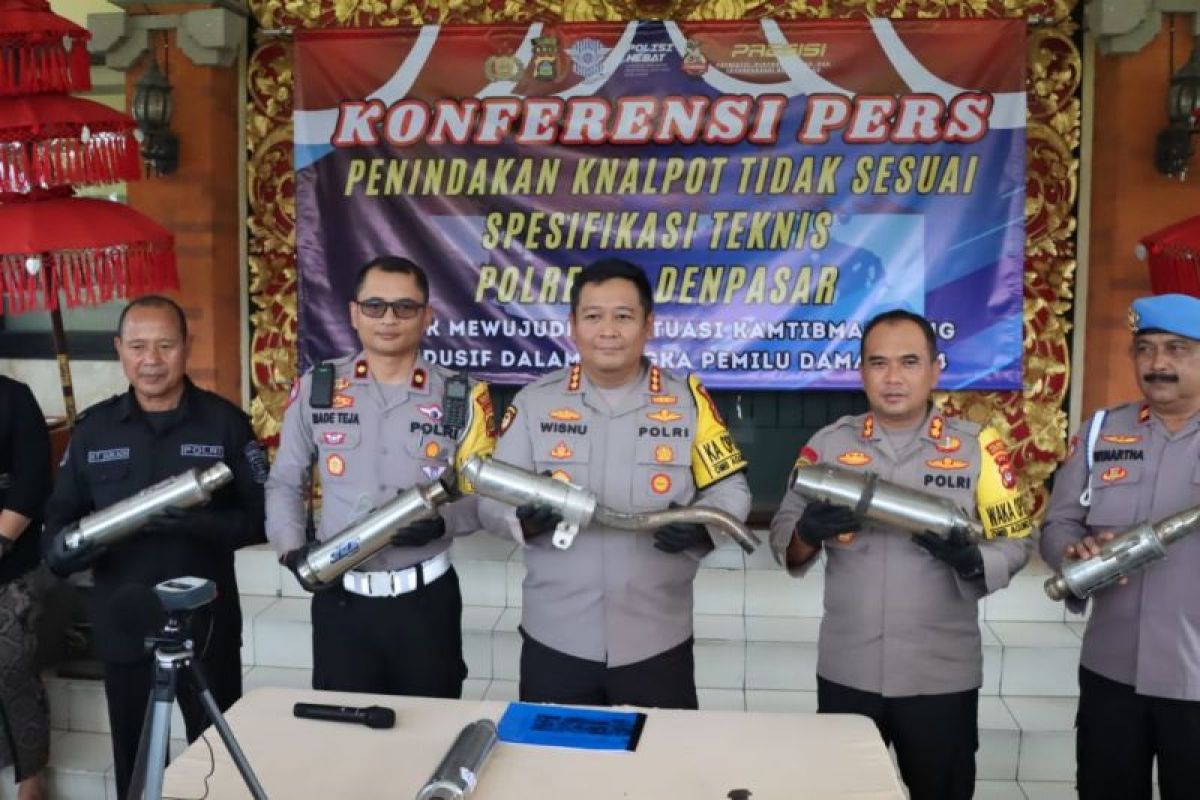 Polresta Denpasar ungkap pengguna knalpot brong didominasi pelajar