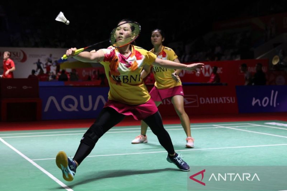 Perjuangan Lanny/Ribka berlanjut ke semifinal Indonesia Masters 2024