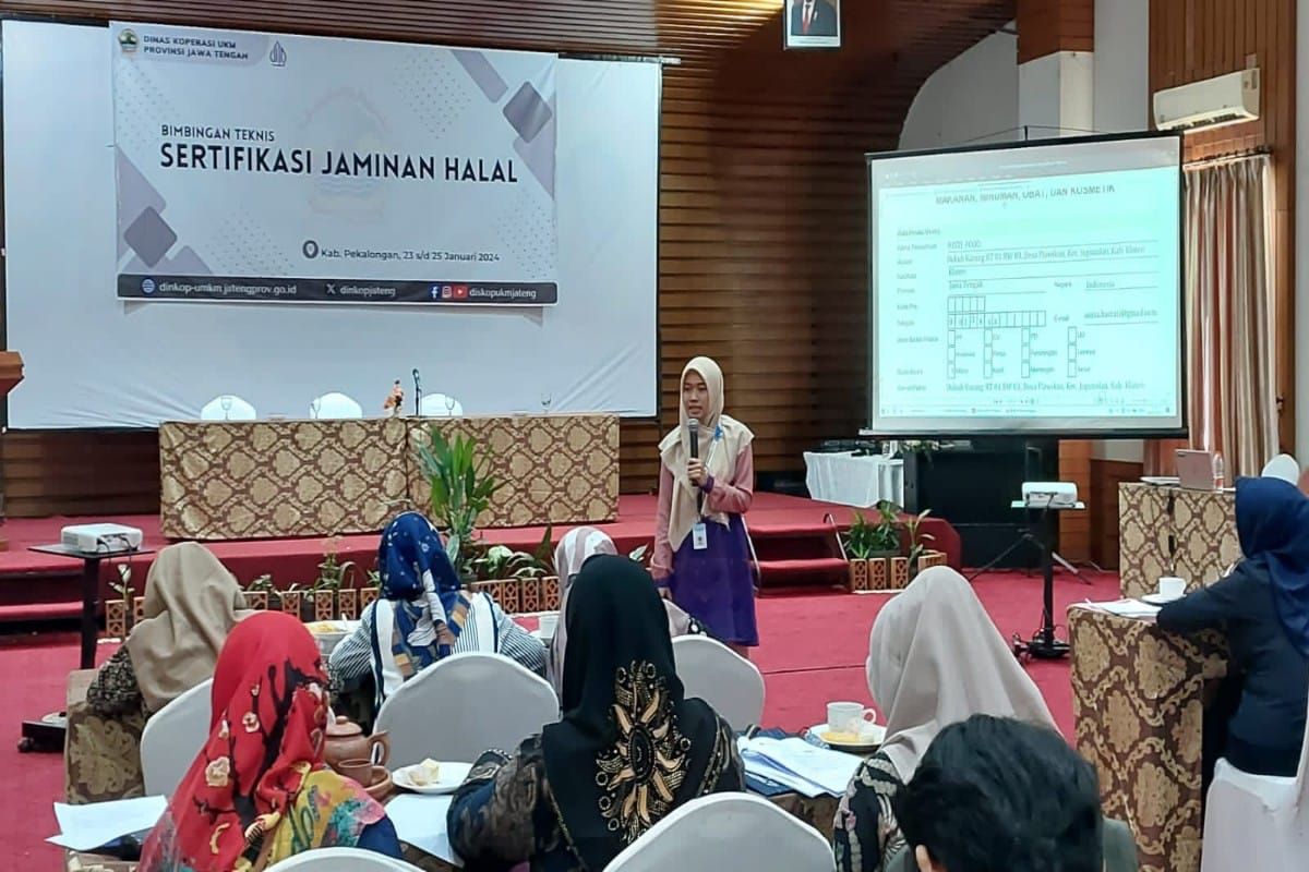 Pemprov Jateng dampingi 100 UKM peroleh sertifikat halal