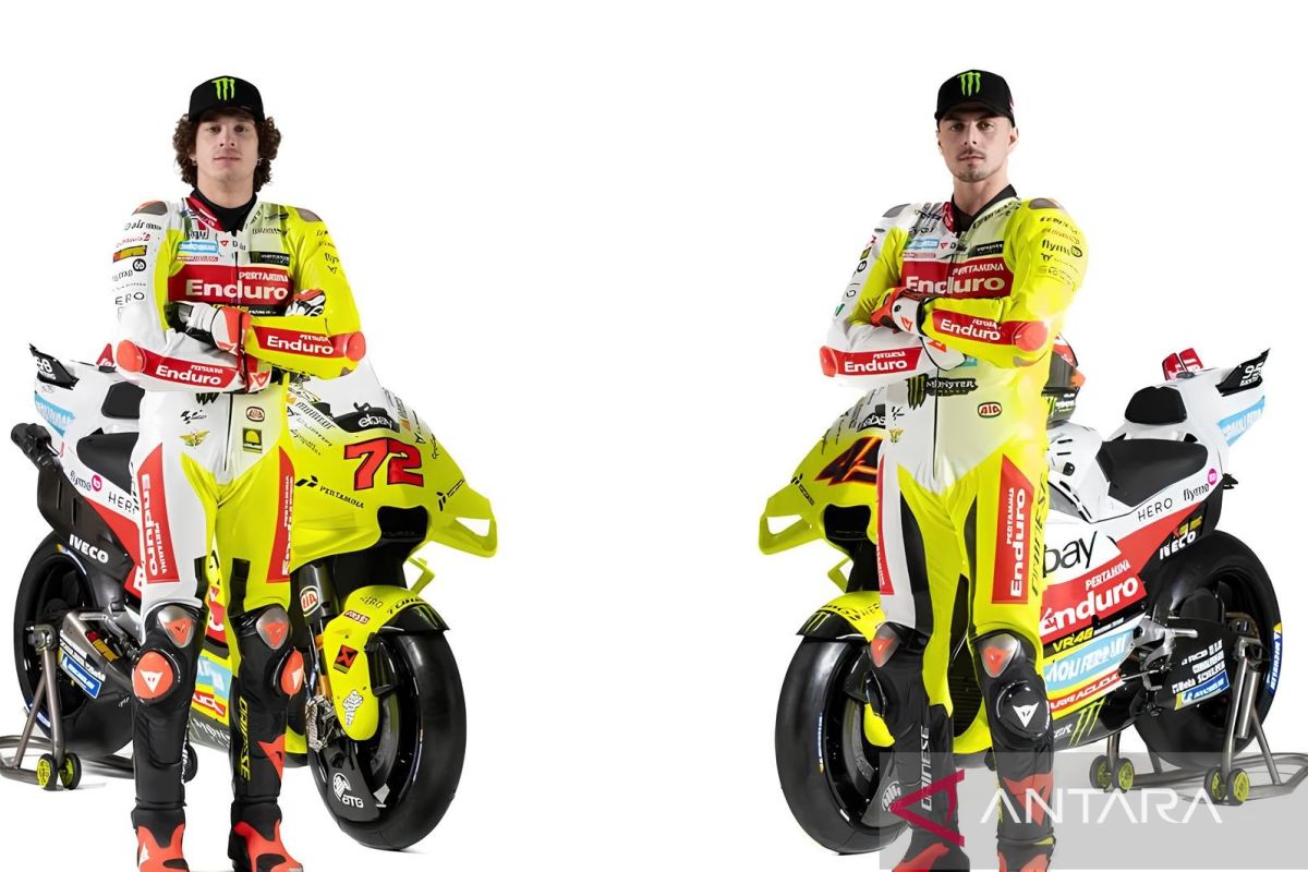 Warna kuning mencolok hiasi tim Pertamina Enduro VR46