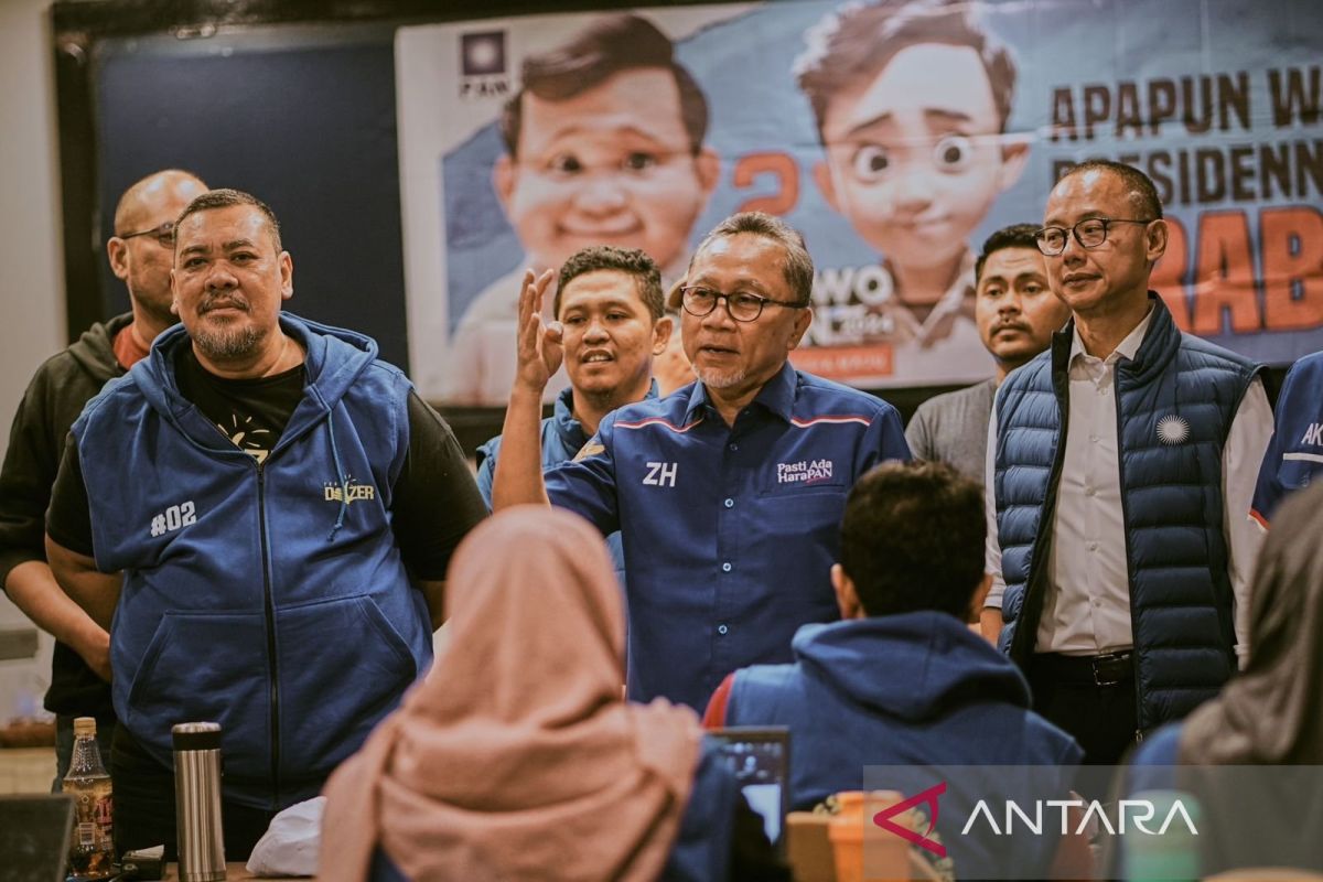Zulhas targetkan Prabowo-Gibran raih 70 persen suara di Sulsel