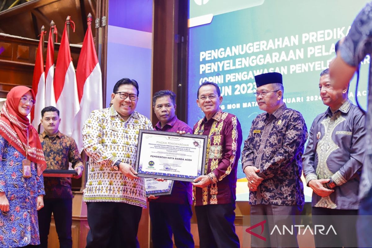 Ombudsman RI apresiasi kinerja pelayanan publik Kota Banda Aceh