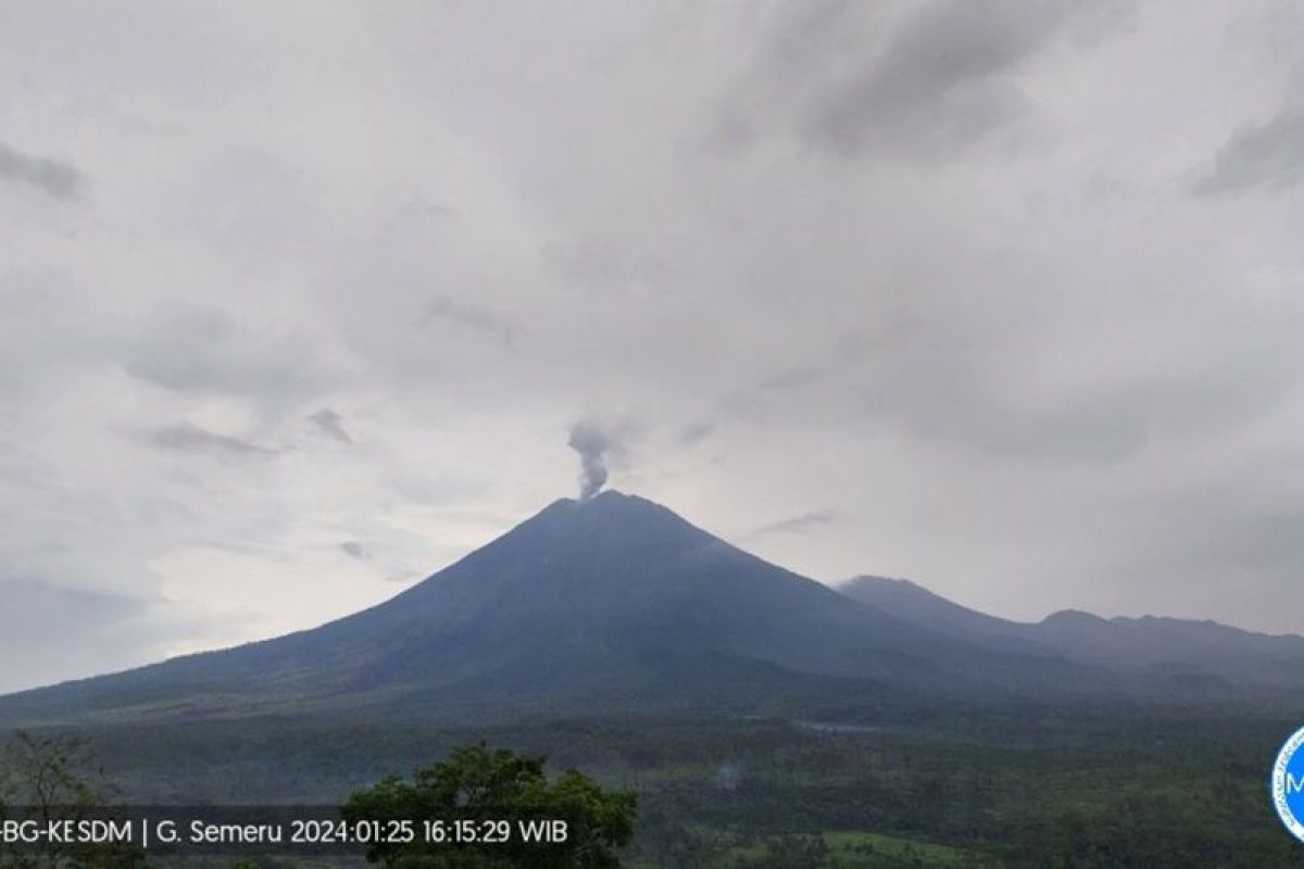 Gunung Semeru erupsi setiap hari selama beberapa hari terakhir