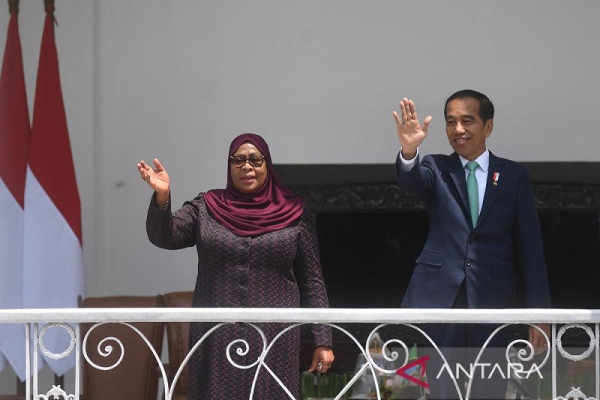 Jokowi terima kunjungan Presiden Tanzania di Istana Bogor