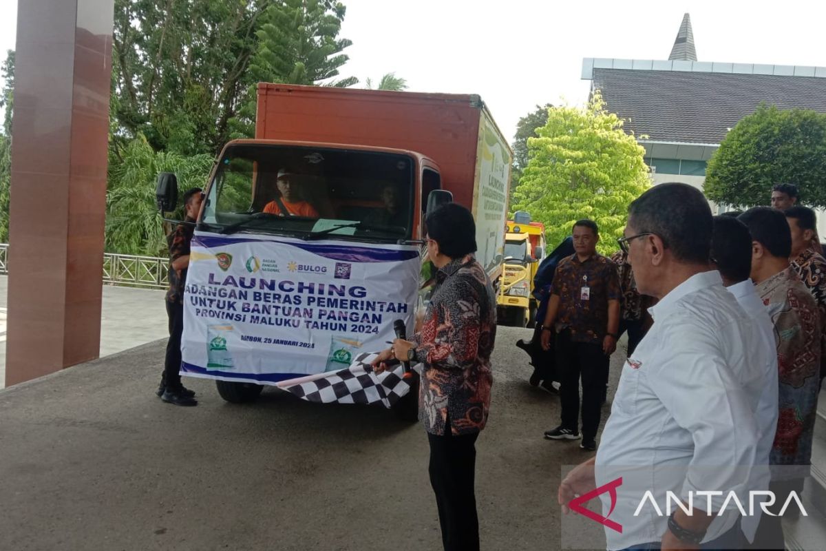 Pemprov Maluku salurkan 1.280,4 ton beras bantuan pangan pemerintah