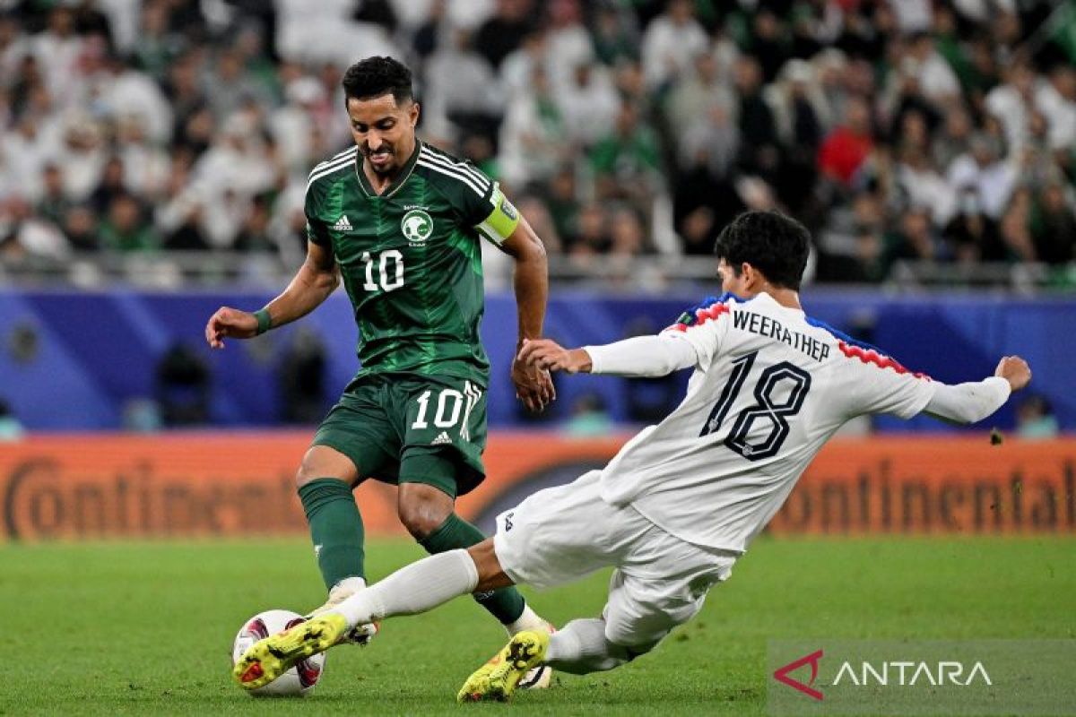 Piala Asia: Arab Saudi puncaki klasemen grup untuk siapkan pertemuan kontra Korsel