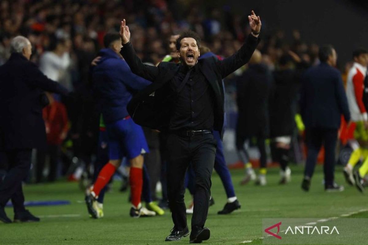 Atletico tekuk PSG 2-1, Simeone: Kemenangan yang penting