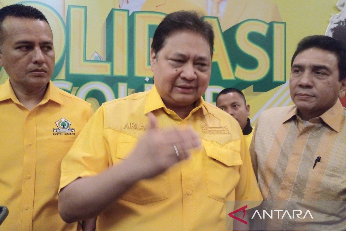 Airlangga: Golkar konsolidasi di Medan untuk pemenangan partai