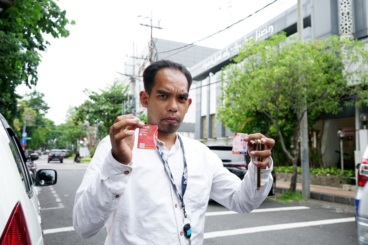 Dishub Surabaya catat 417 lembar voucher parkir sudah terjual
