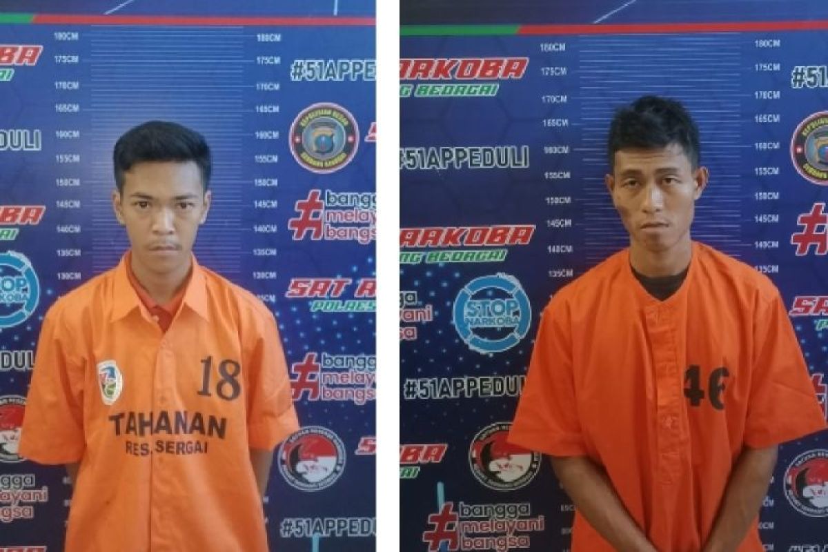 Ditangkap polisi, dua pengedar sabu di Sergai nekat lombat dari sepeda motor