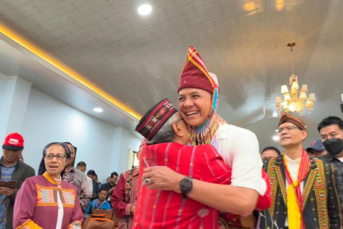 Tiba di Manggarai NTT, Ganjar Pranowo Temui Uskup Ruteng