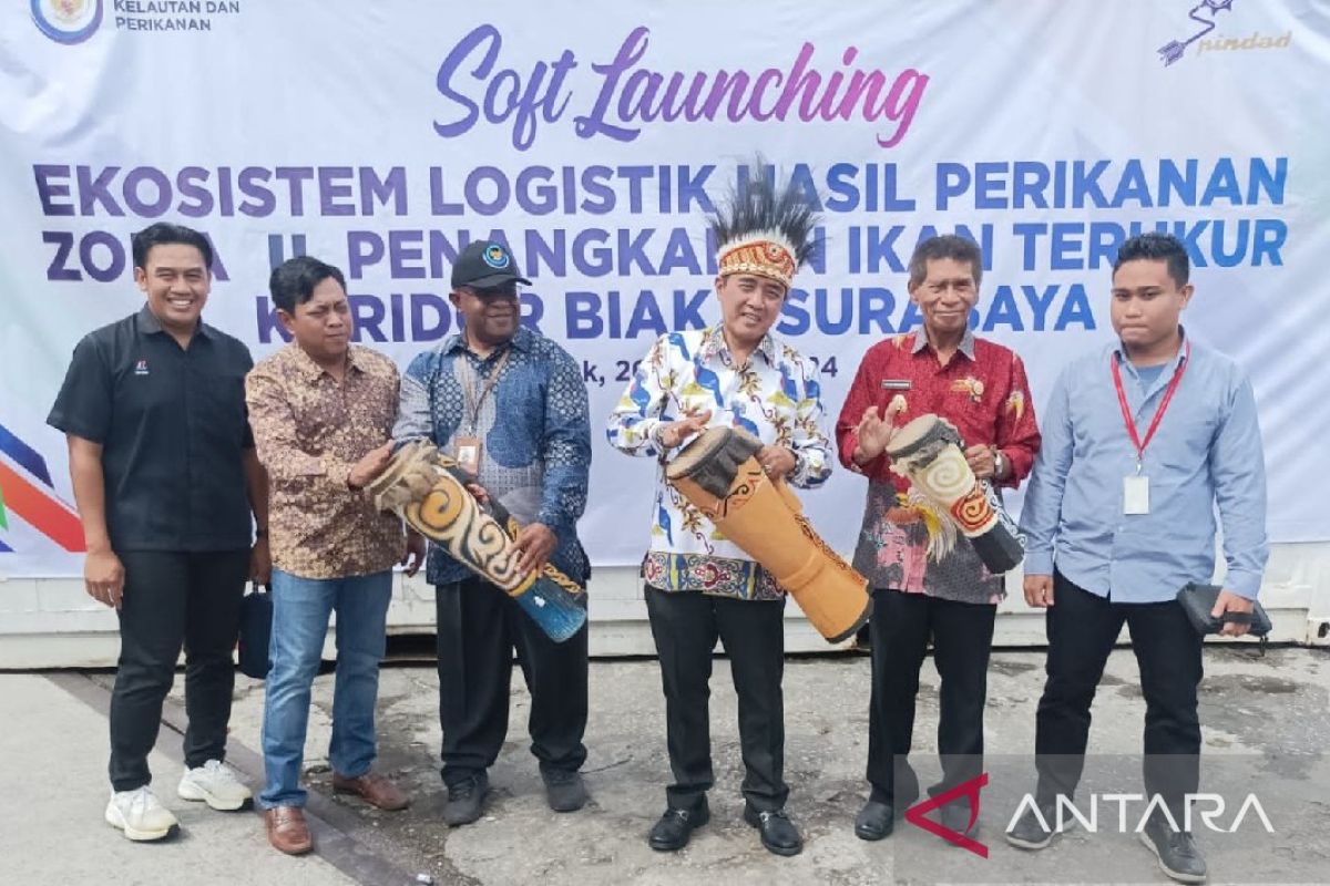 Dirjen PDSPKP lepas pengiriman hasil ikan Biak ke Surabaya