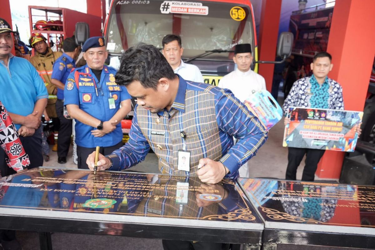 Pemkot Medan tingkatkan pelayanan pemadam kebakaran-penyelamatan (PKP)