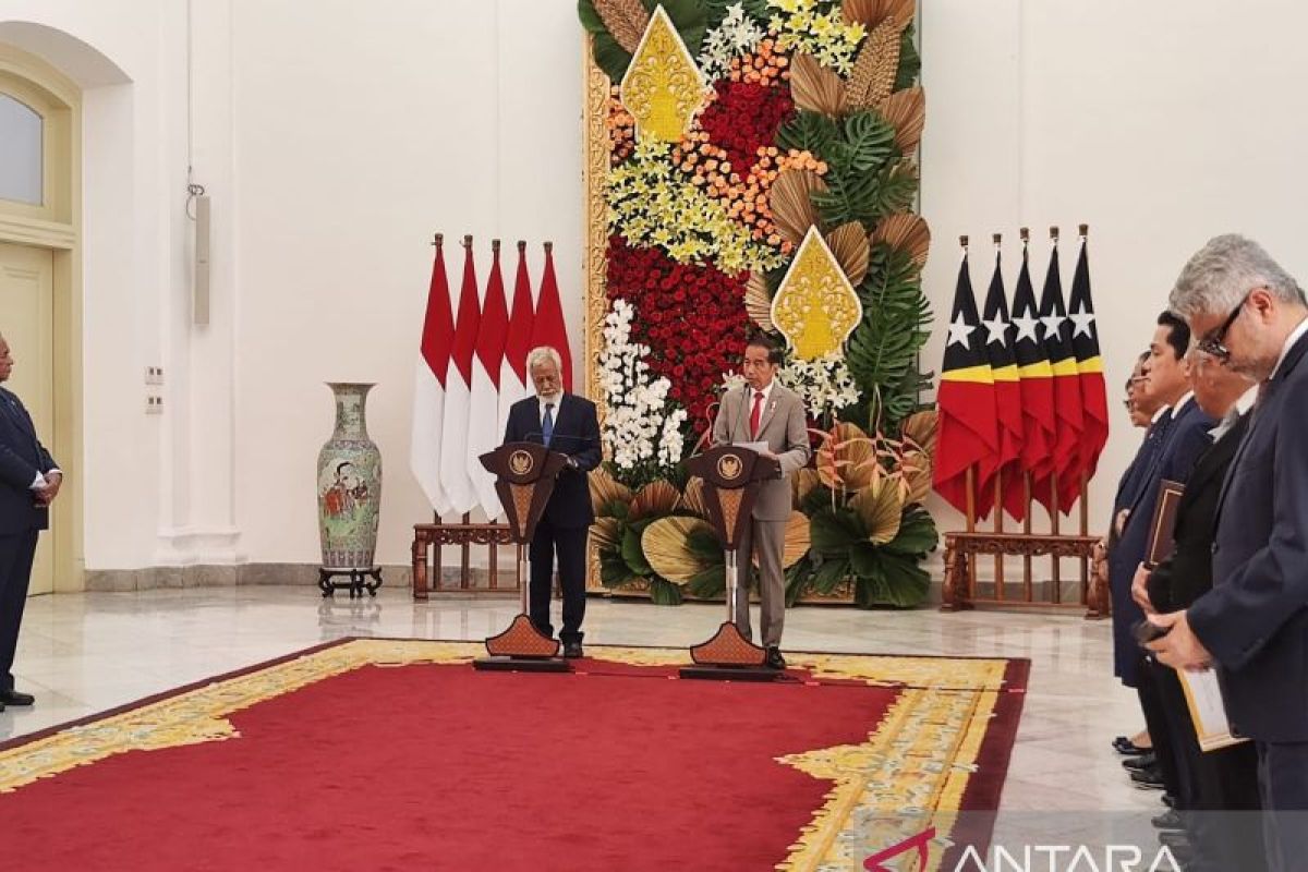 PM Timor Leste Xanana Gusmao  ucapkan selamat 10 tahun Presiden Jokowi