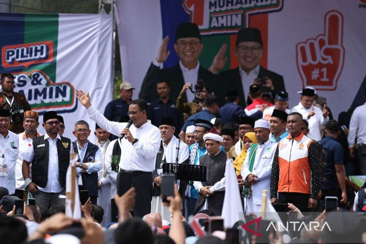 Kampanye akbar, Anies serukan semangat perubahan di hadapan rakyat Aceh