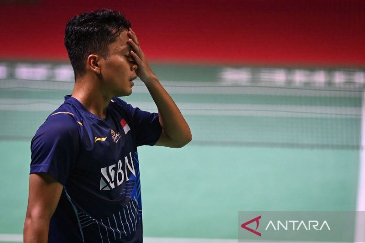 Dikalahkan pebulu tangkis Kanada, Ginting gagal ke final Indonesia Masters