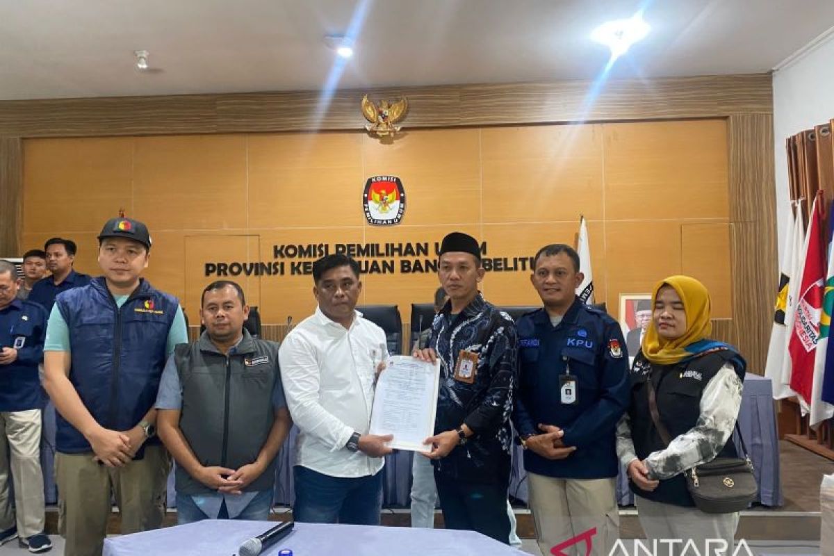 KPU Bangka Tengah terima logistik surat suara kurang