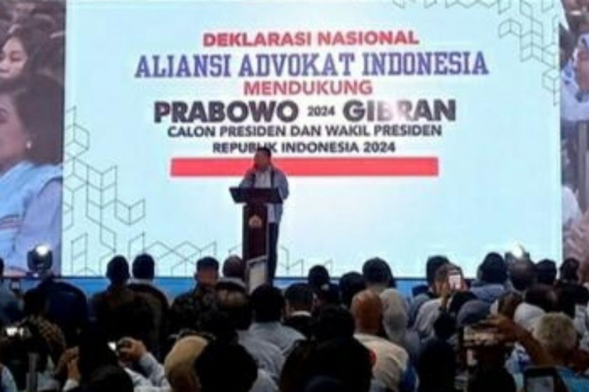 Aliansi Advokat Indonesia deklarasi dukung Prabowo - Gibran