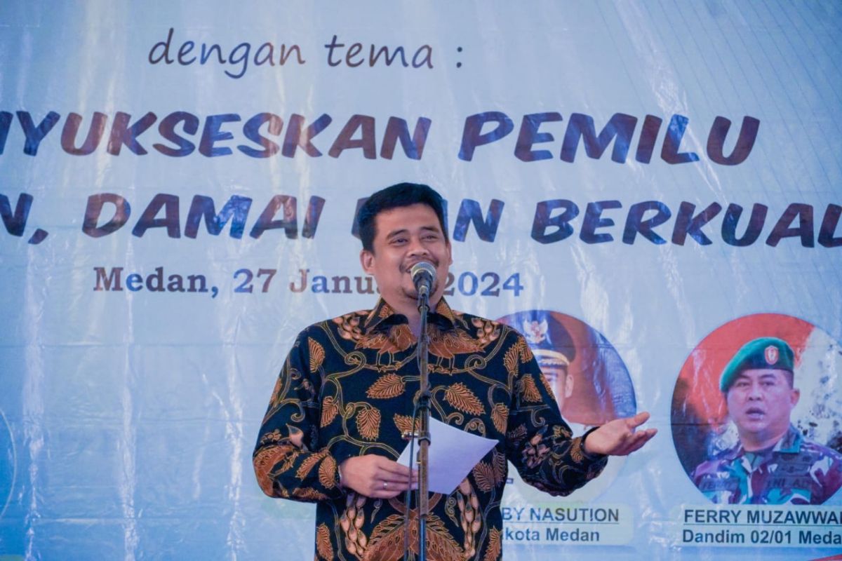 Bobby Nasution ajak warga Medan wujudkan pemilu yang aman