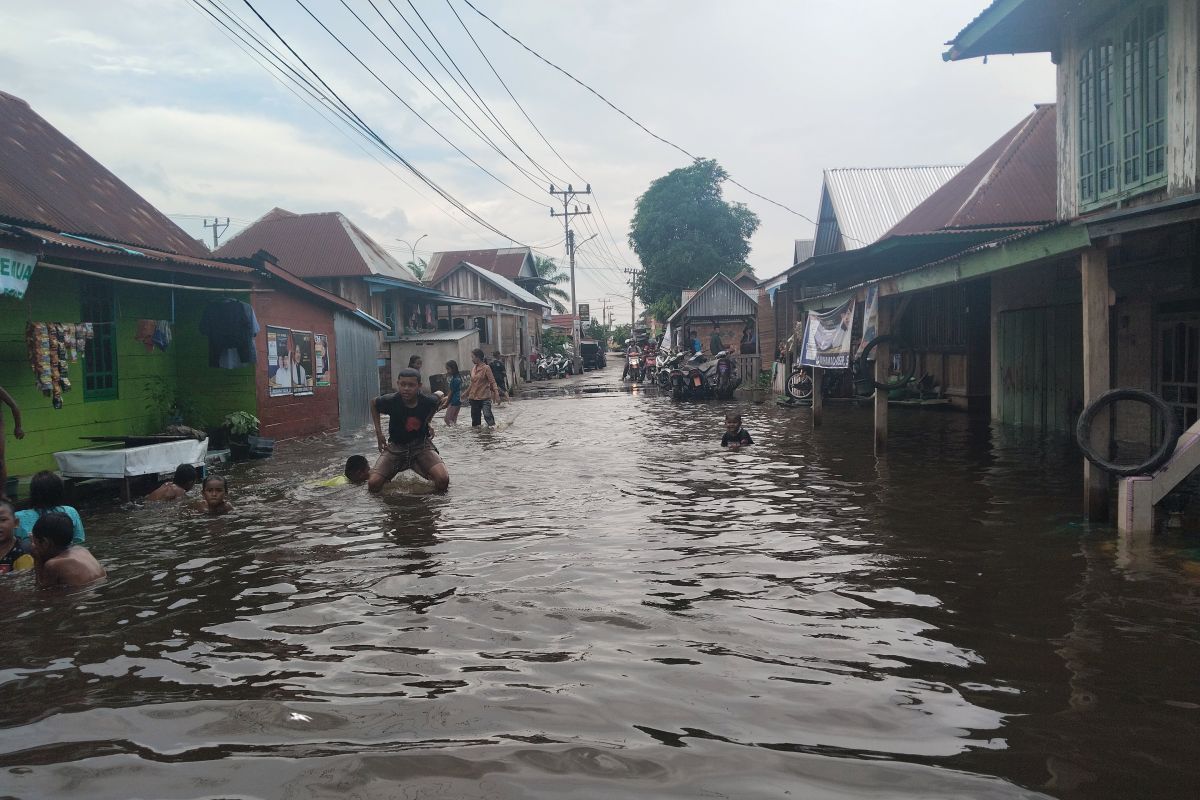 Kota Palembang data warga terdampak banjir luapan Sungai Musi