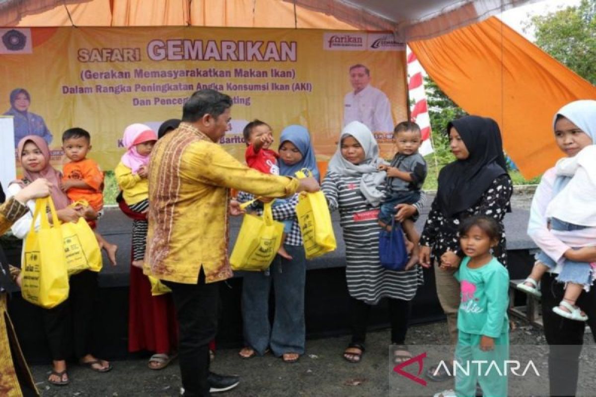 Tekan stunting, Pemprov Kalsel galakkan safari gemar ikan