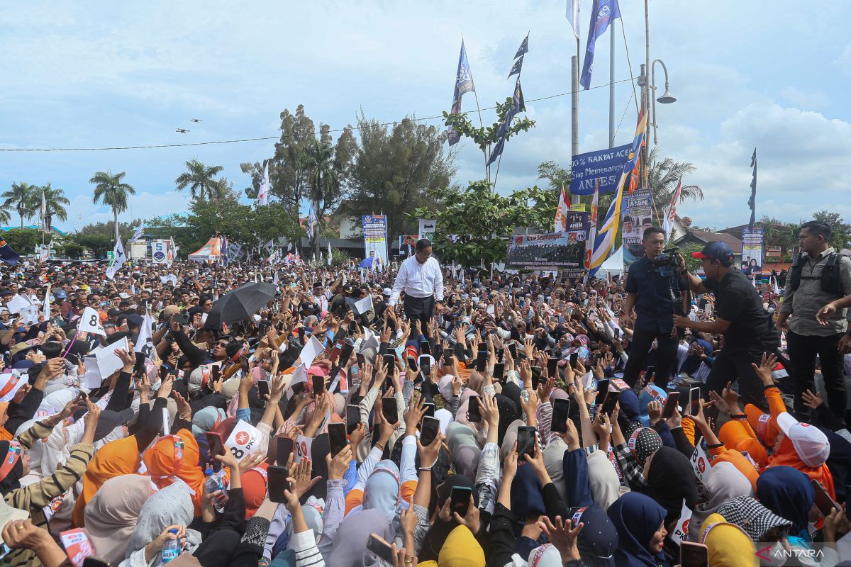 FOTO - Kampanye akbar Anies Baswedan di Banda Aceh