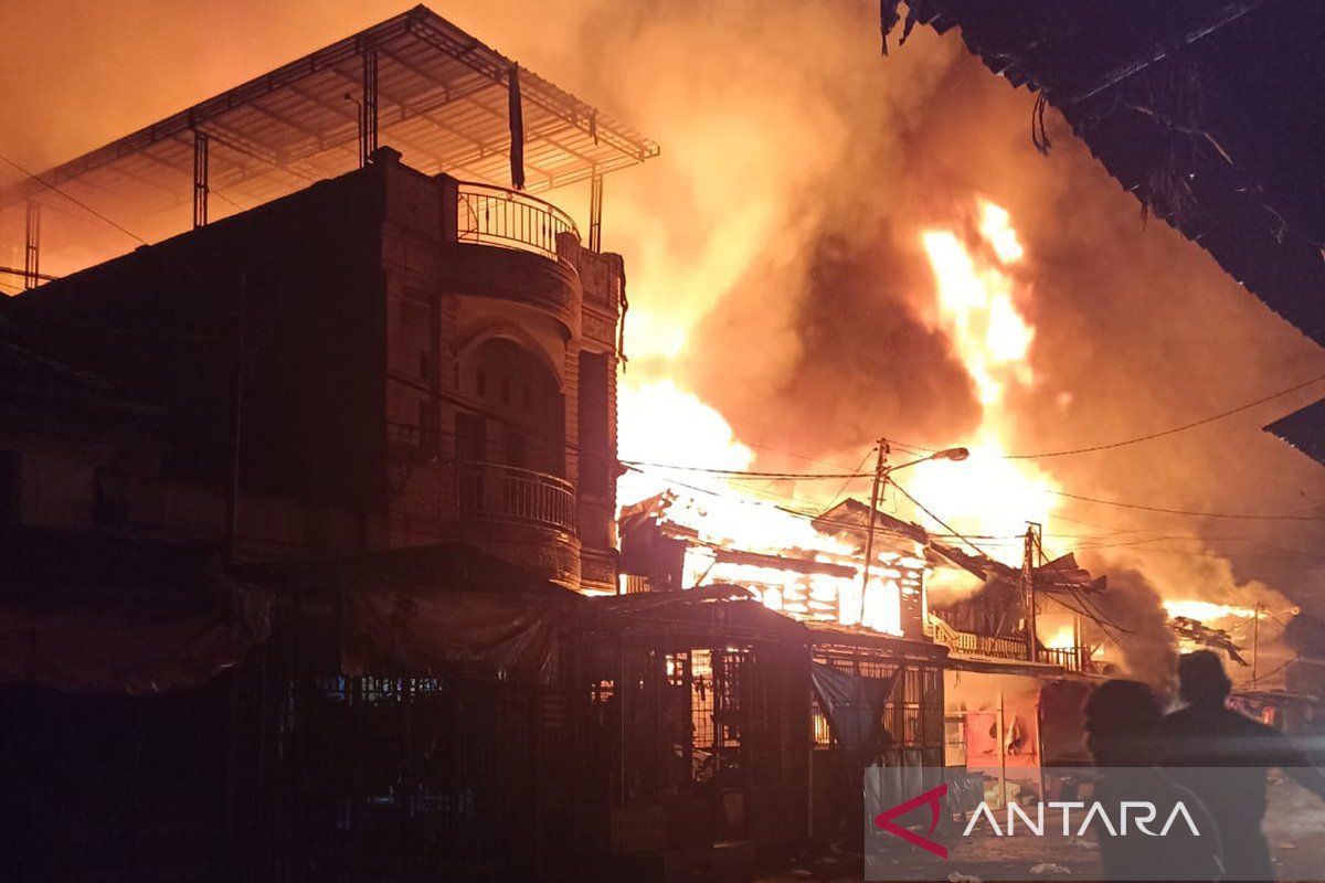 Kebakaran hebat di Aceh, 80 warga diungsikan