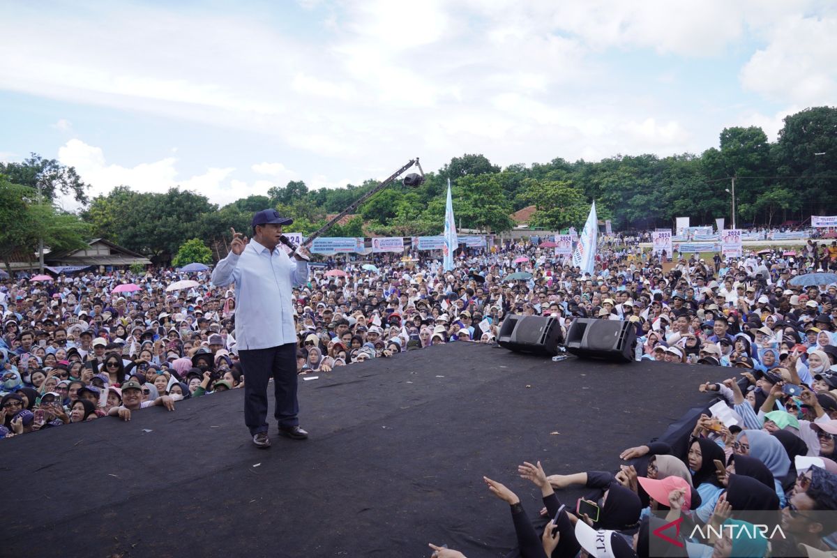 Capres Prabowo minta warga waspadai kecurangan Pilpres 2024