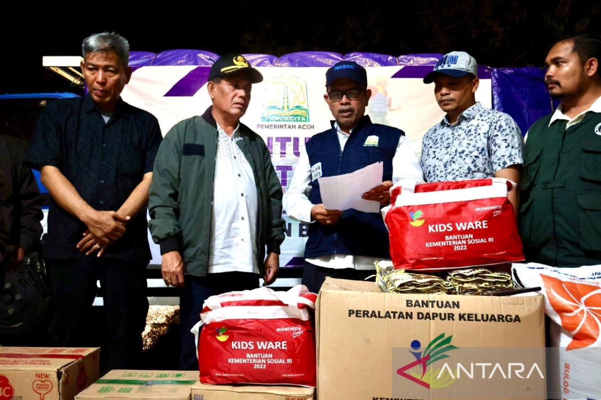 Korban banjir di Bireuen diberikan bantuan masa panik