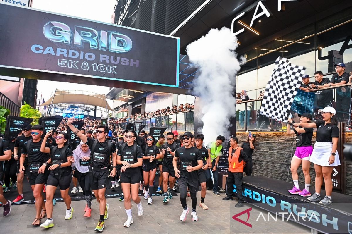 Seribuan pelari berpartisipasi dalam GRID Cardio Rush 2024