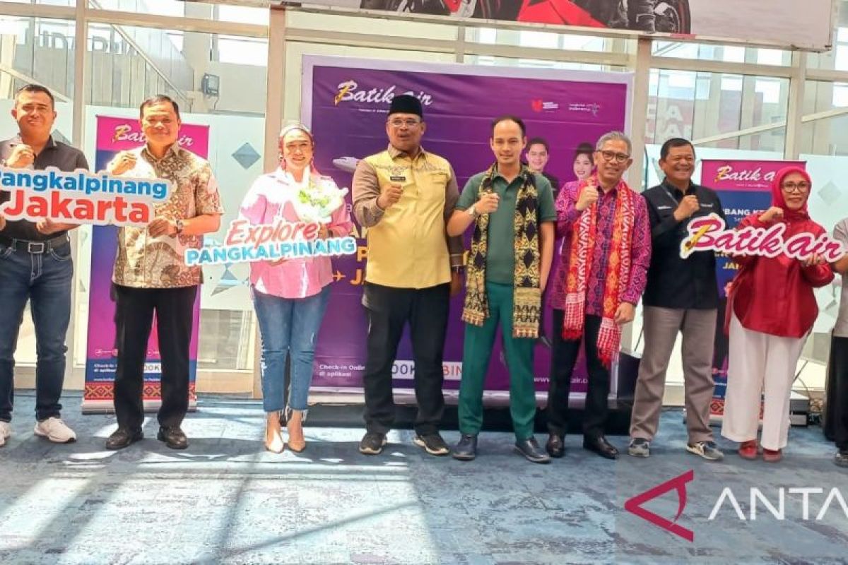 Batik Air resmikan penerbangan perdana di Pangkalpinang