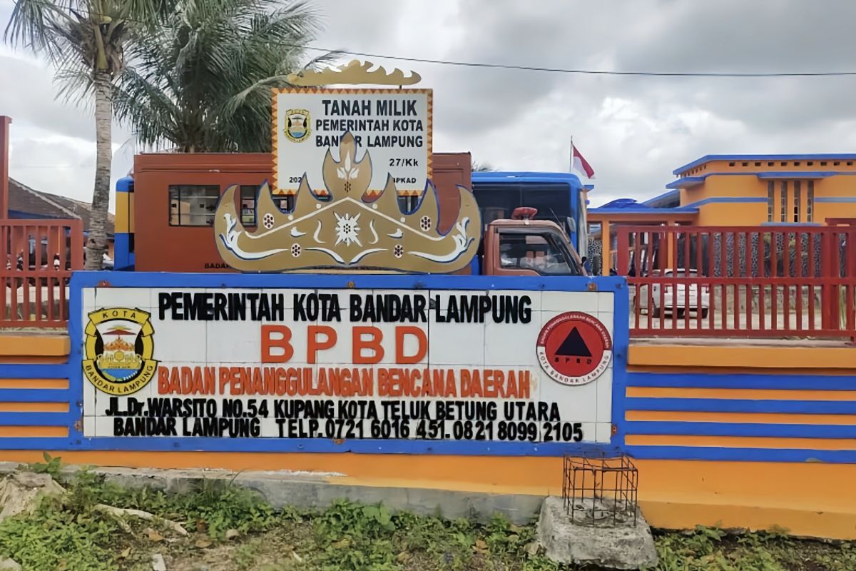 BPBD Bandarlampung catat terdapat enam kecamatan rawan banjir