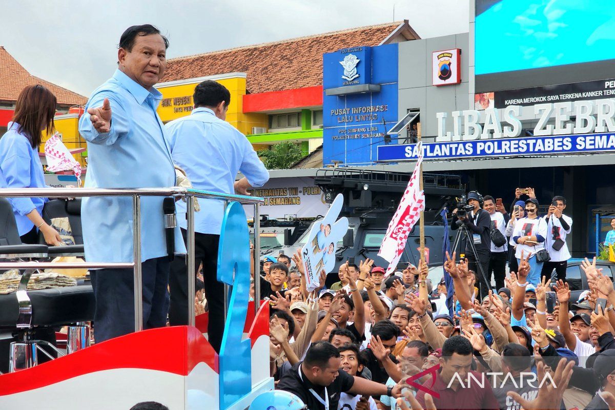 1.535 personel gabungan amankan kampanye Prabowo-Gibran di Semarang