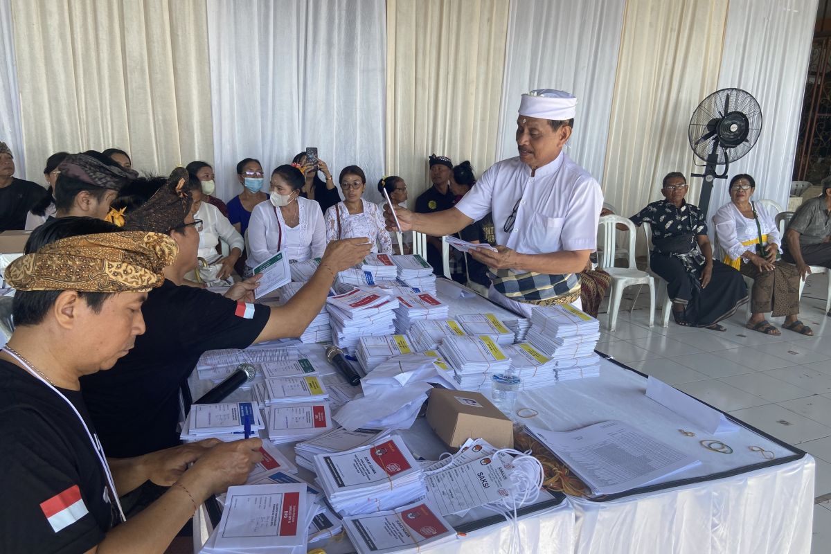 KPU Kota Denpasar kembali uji coba pemungutan suara dengan fokus latih KPPS