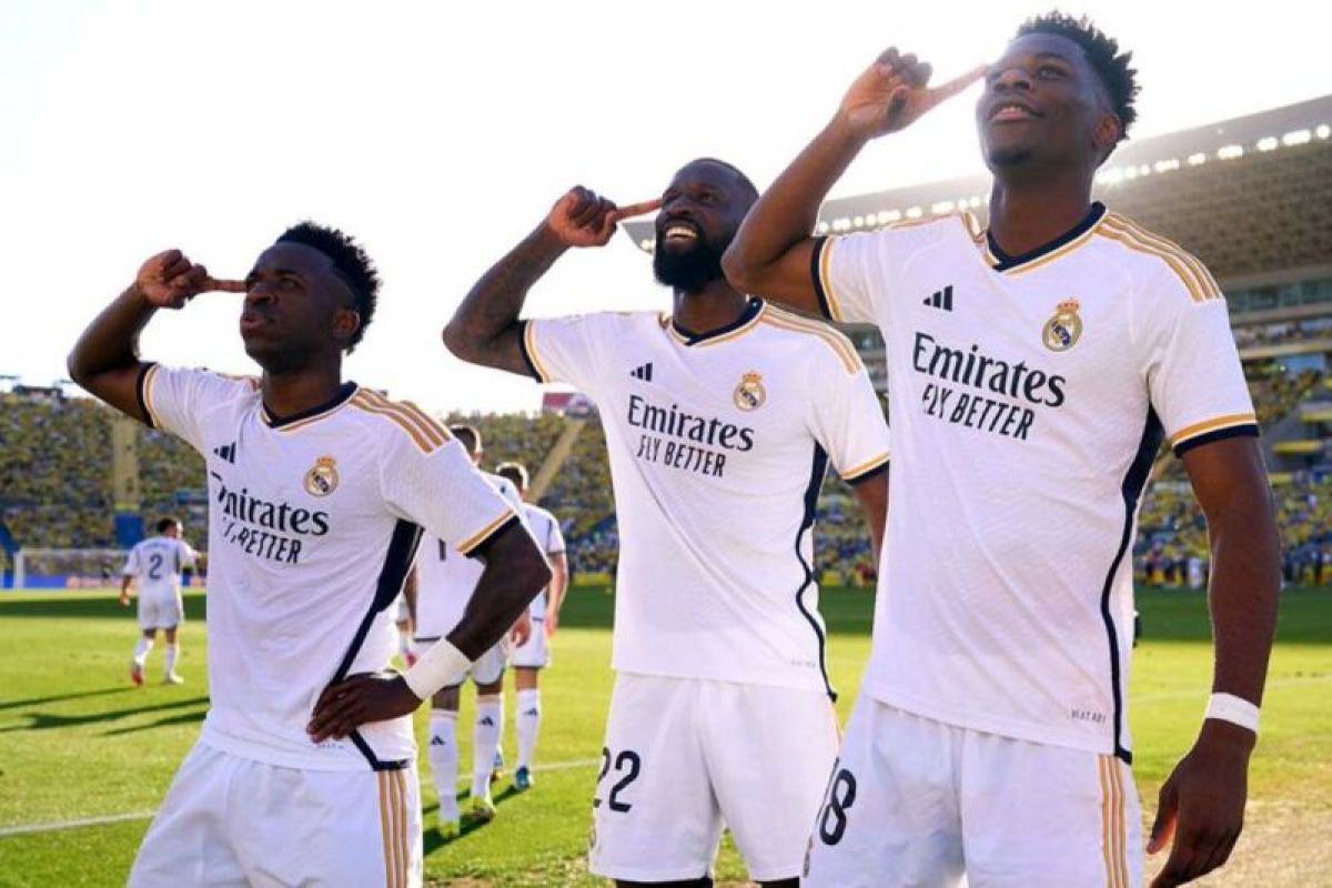 Real Madrid puncaki klasemen sementara usai menang 2-1 atas Las Palmas