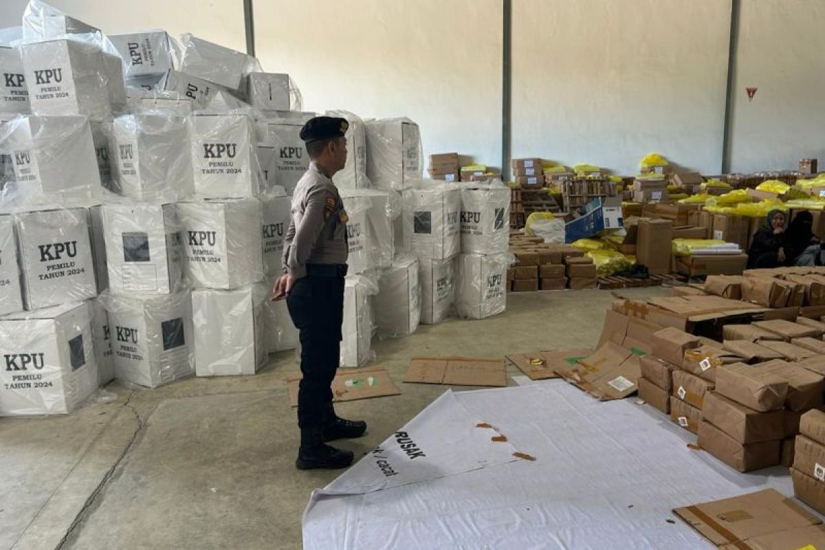 Polresta Balikpapan amankan gudang logistik KPU