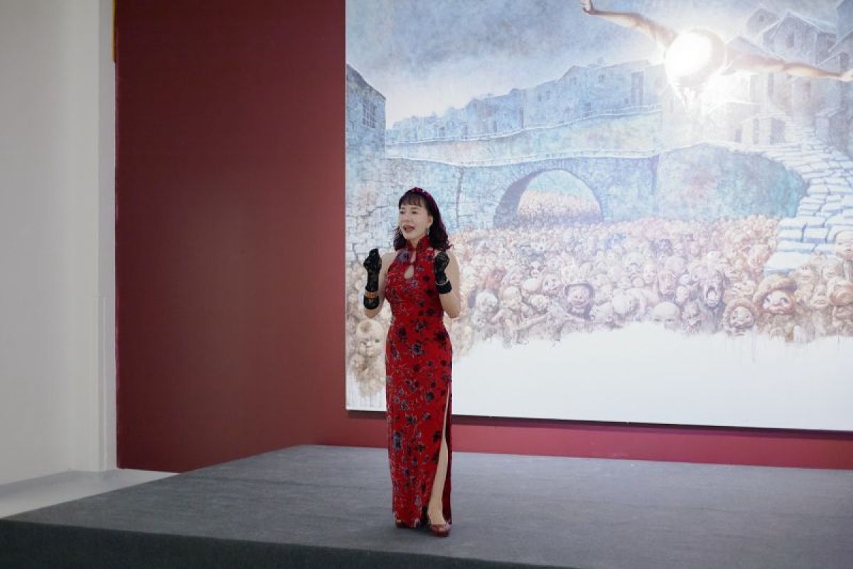 Pameran tunggal "Twilight of The Gods" hadirkan karya terbaru Zhang Lin Hai