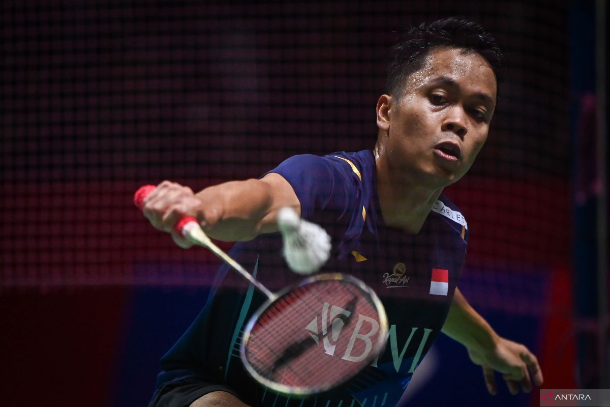 French Open 2024 - Ginting tersisih setelah rubber game  ketat lawan Loh Kean Yew